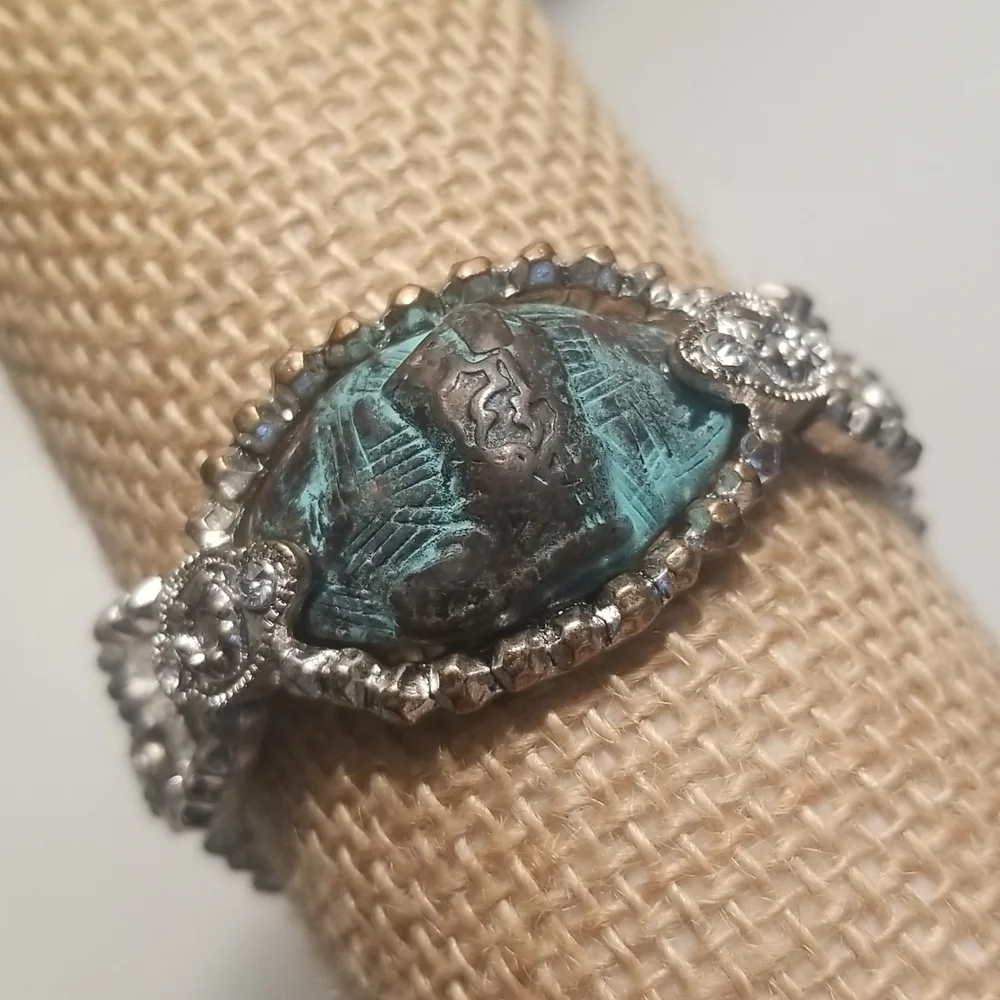 BOHO Western Style Horse Silver Bracelet